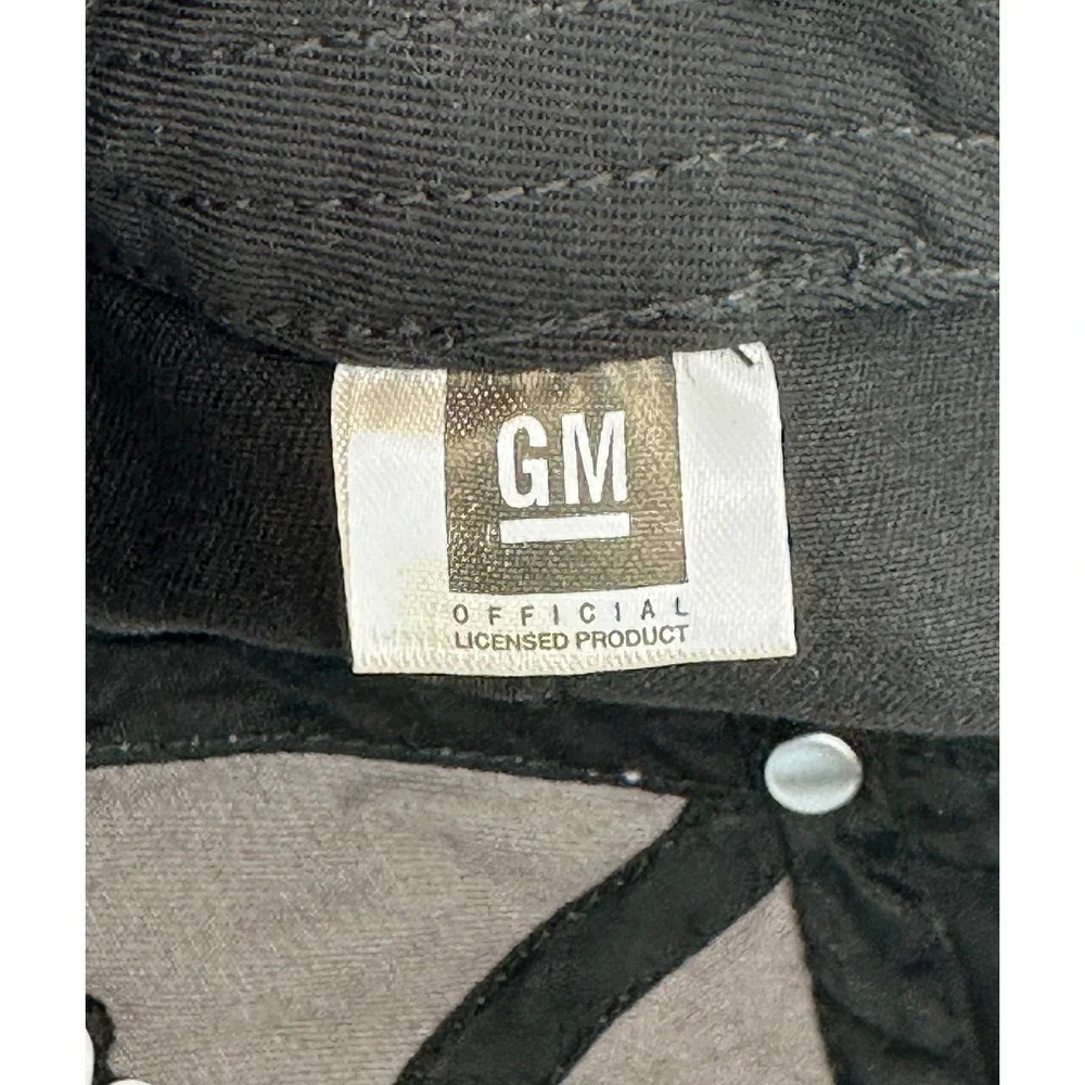 Chevrolet Baseball Cap Mens OSFM Grey Black GM Licensed Tire Tread Logo Hat